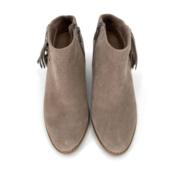 Vionic Faros Bootie Fringe Zip Side Tan 5 - Picture 5 of 9